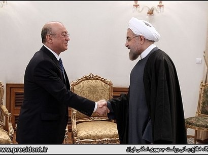 Глава МЧС Азербайджана Кемаледдин Гейдаров встретился с президентом Ирана 