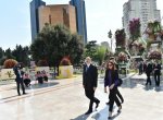 Prezident İlham Əliyev və xanımı paytaxtda təşkil olunmuş Gül bayramında iştirak ediblər