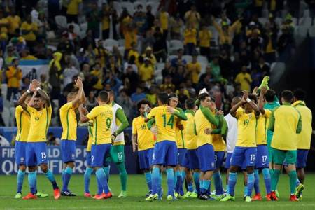 DÇ-2018: Braziliya yığması final mərhələsinə vəsiqə qazanan ilk komanda olub