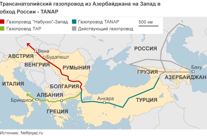 Министр: Ожидается, что TAP заработает в полную мощность в 2023 году