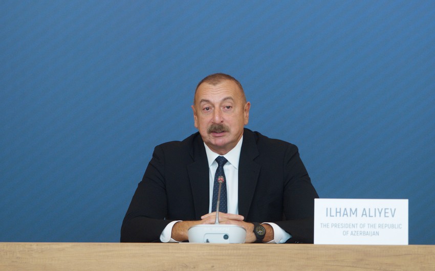 Президент: Азербайджан экспортировал по ЮГК более 14 млрд кубометров газа с начала года Президент: Азербайджан экспортировал по ЮГК более 14 млрд кубометров газа с начала года
