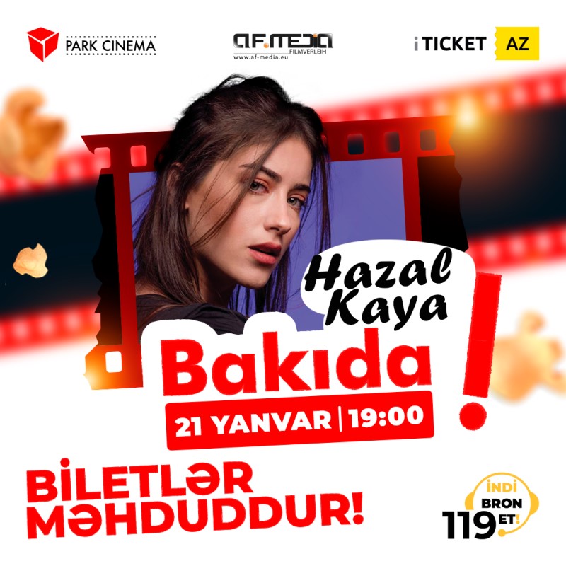 Звезда турецкого кино Хазал Кая примет участие на гала нового фильма в Баку