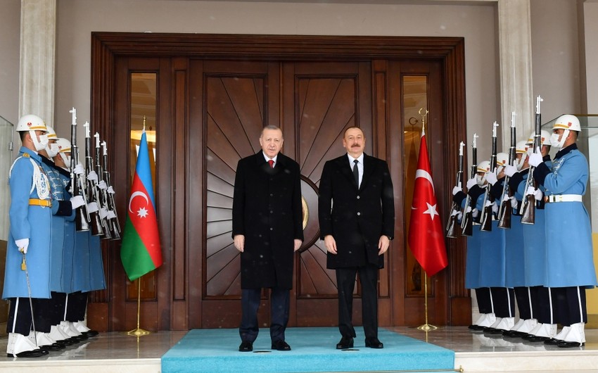 В Анкаре состоялась встреча президентов Азербайджана и Турции