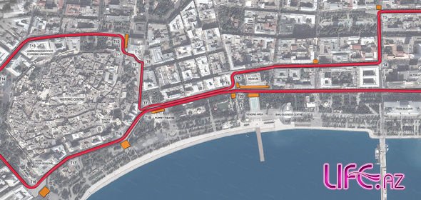 Bakıda “Formula-1” yolu bu küçələrdən keçəcək