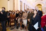Mehriban Əliyeva və Leyla Əliyeva Parisdə dünya şöhrətli fotoqrafın Azərbaycana həsr olunan fotosərgisinin təqdimatında iştirak ediblər