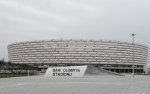 Prezident İlham Əliyev və xanımı Bakı Olimpiya Stadionunun açılışında iştirak ediblər (FOTO)