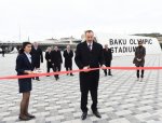 Prezident İlham Əliyev və xanımı Bakı Olimpiya Stadionunun açılışında iştirak ediblər (FOTO)