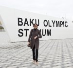 Prezident İlham Əliyev və xanımı Bakı Olimpiya Stadionunun açılışında iştirak ediblər (FOTO)