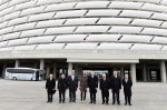 Prezident İlham Əliyev və xanımı Bakı Olimpiya Stadionunun açılışında iştirak ediblər (FOTO)