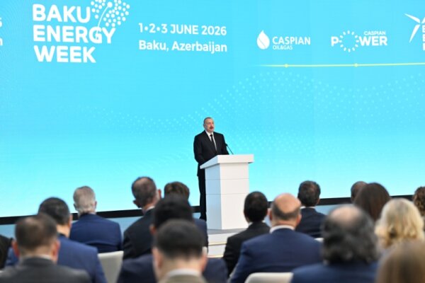 İlham Əliyev Bakı 31-ci "Baku Energy Forum"un rəsmi açılışında çıxış edib